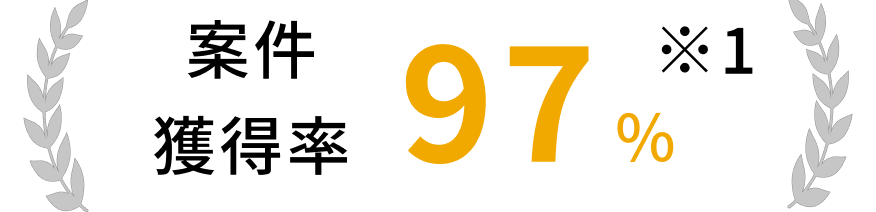 受講生の満足度95%
